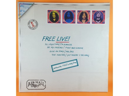 Free ‎– Free Live, LP, Italy