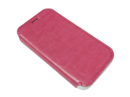 Futrola BI FOLD silikon bez prozora za Alcatel OT-5020 M-Pop pink
