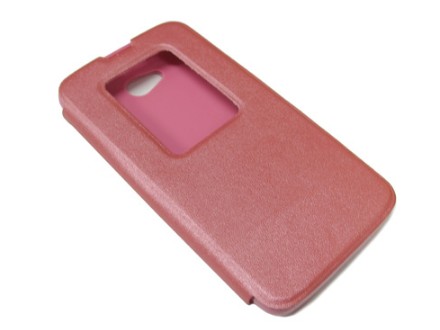 Futrola BI FOLD silikon za LG L90 D405 roze
