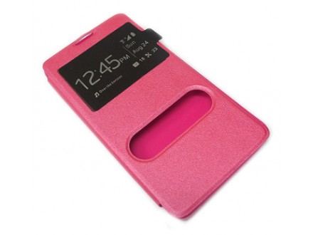 Futrola BI FOLD silikon za Samsung N910 Galaxy Note 4 pink