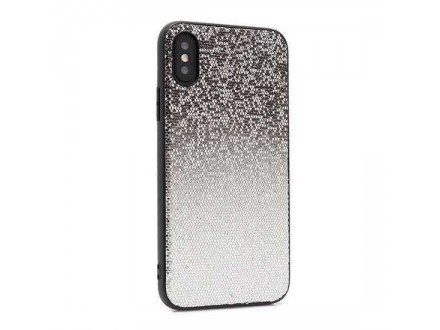 Futrola Glittering New za Iphone XS crno-srebrna