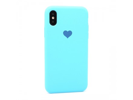 Futrola Heart za Iphone X/XS plava