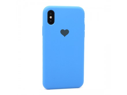 Futrola Heart za Iphone X/XS tamno plava