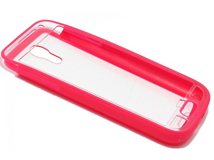 Futrola TRANSPARENT za Samsung I9190 Galaxy S4 mini roze