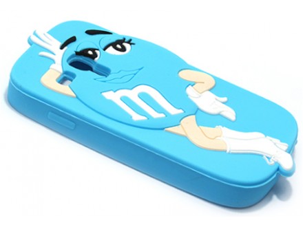 Futrola gumena M za Samsung Galaxy S3 mini I8190 plava
