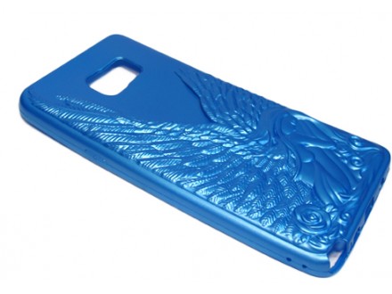 Futrola silikon ANGEL za Samsung N920 Galaxy Note 5 plava