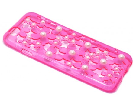 Futrola silikon Flower Pearl za Iphone 6/6S pink