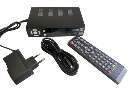 GMB-T2-404 **DVB-T2 SET TOP BOX USB/HDMI/Scart/RF-out, PVR, Full HD, H264,hdmi-kabl,RF modulator1434