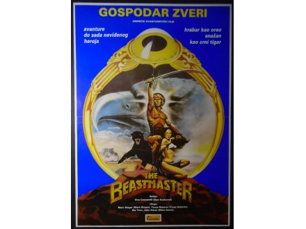 GOSPODAR ZVERI / BEASTMASTER (1982) FILMSKI PLAKAT