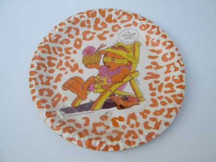 Garfield stari kartonski tanjiri