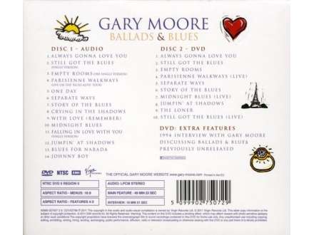Gary Moore - Ballads &;amp; Blues 1982 - 1994 Special Edition CD &;amp; DVD Set