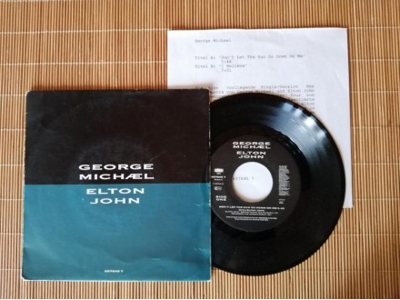 George Michael, Elton John ‎– Don`t Let The Sun Go Down