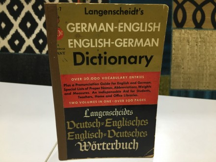 German-English  / English-German Dictionary