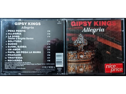 Gipsy Kings-Allegria Made in Europe Original CD (1990)