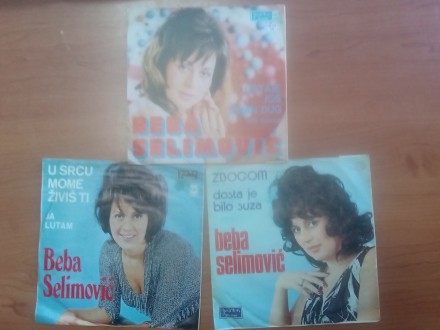 Gramofonska ploča  singl Beba Selimović, 4 kom