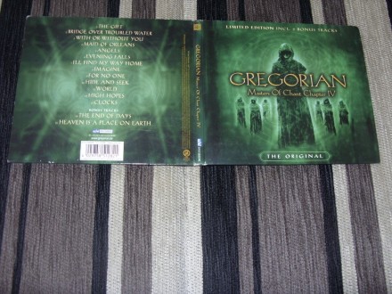Gregorian – Masters Of Chant Chapter IV CD Digipak Ltd.