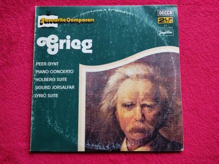 Grieg ‎– Favourite Composers - 2LP