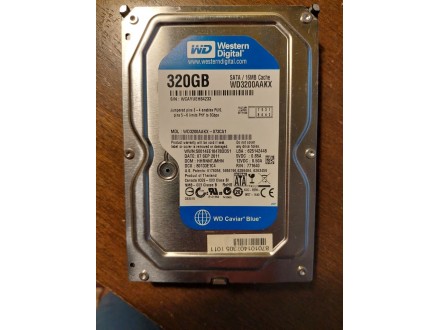 HDD 3.5` 320GB WD WD3200AUDXAK