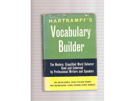 Hartrampf`s Vocabulary Builder  by Hartrampf  1973, Psy