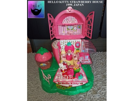 Hello Kitty Strawberry House 1999. - RARITET