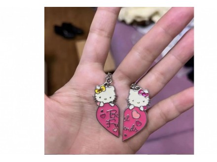 Hello Kitty best friends najbolje prijateljice 2 ogrlic