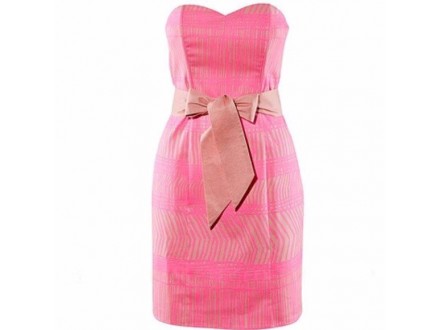 H&M neon pink haljina NOVO