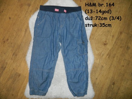 H&M tanke 3/4 pantalone br.164 (13-14 god)