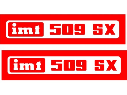 IMT 509 SX - -Nalepnice za motokultivator