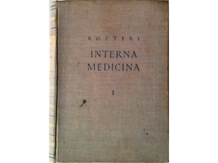 INTERNA MEDICINA I - Botteri  1. deo