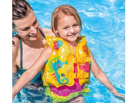 INTEX Sigurnosni dečiji prsluk za plivanje 59661