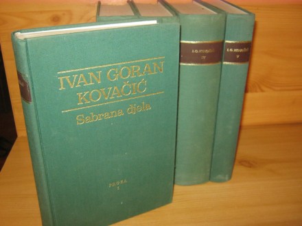 Ivan Goran Kovačić, sabrana djela 1 - 5
