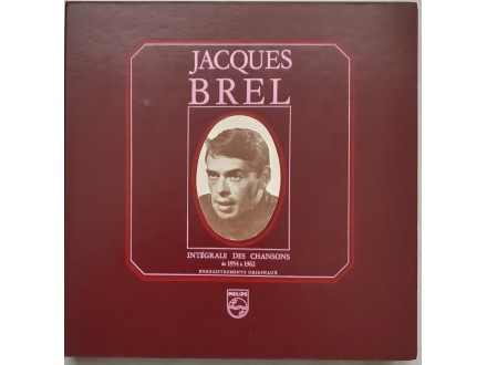 JACQUES  BREL - 5LP Box Intégrale des chansons