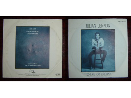 JULIAN LENNON - Too Late For Goodbyes (singl) Germany