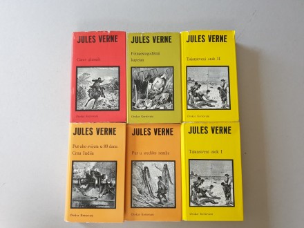 Jules Verne / Zil Vern - Komplet 1-6 Knjiga