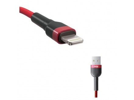 KABL MS USB-A 2.0-&;gt;LIGHTNING, 1m, crveni
