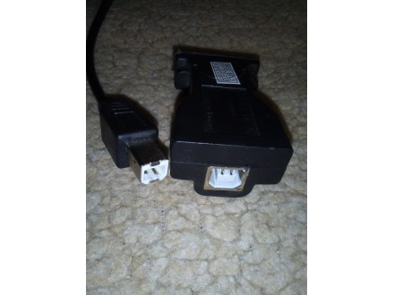 Kabel adapter USB 2.0 na RS232 (serijski 9-pinski) 1m