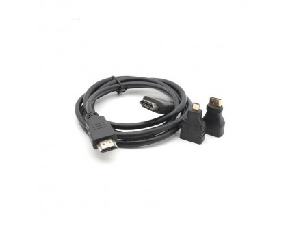 Kabl HDMI 3u1 crni JWD-HDMI23