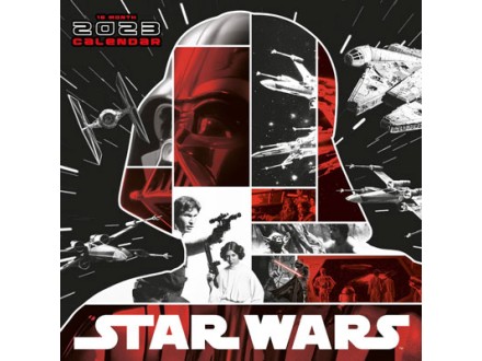 Kalendar 2023 - SW, Classic, Adults, 30x30 cm - Star Wars