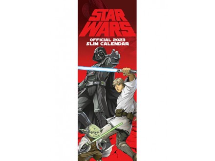 Kalendar 2023 - SW, Kids, Slim, 15x42.5 cm - Star Wars