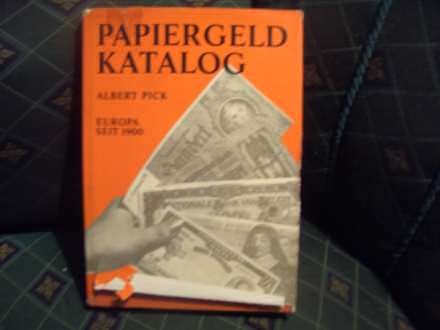 Katalog papirnog novca, Albert Pick, na nemačkom