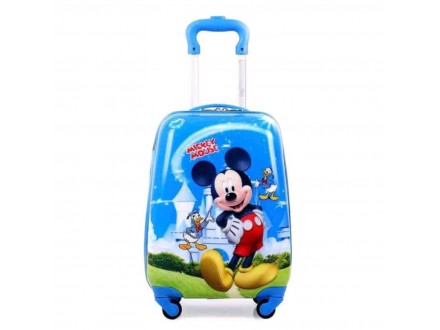 Kofer za decu Miki Maus plav