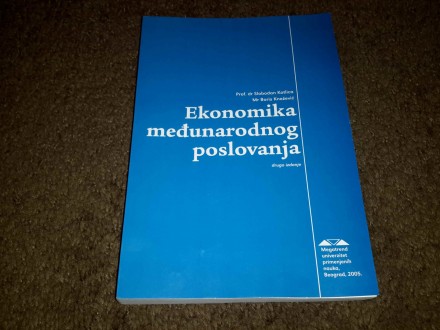 Kotlica/Knežević - Ekonomika međunarodnog poslovanja