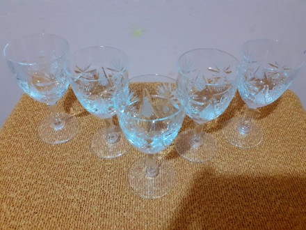 Kristalne čaše - 5 komada set 3