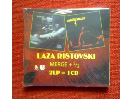 LAZA RISTOVSKI - Merge + 2/3 (nov CD u celofanu)