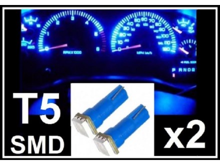LED Sijalica - T5 - plava - SMD - 2 komada