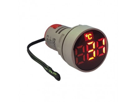 LED termometar AD22-22TM crveni