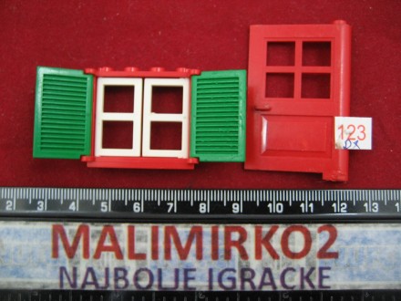 LEGO  Vrata i prozor sa žaluzinama  /T10-123dx/