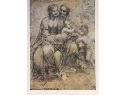 LEONARDO da Vinči / The Virgin and Child with SS.