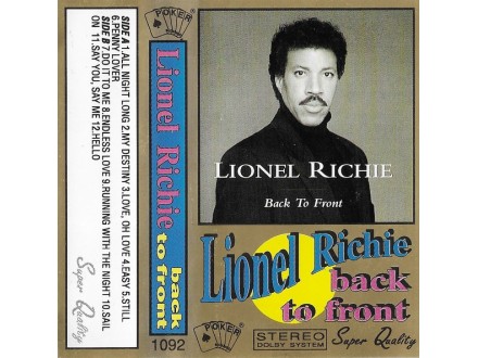 LIONEL RICHIE - Back To Front