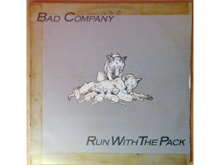 LP BAD COMPANY - Run With The Pack (1976) 3. press, G+